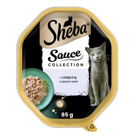 SHEBA Sauce Collection Tacka z Cielęciną w Sosie 85 g KARMA DLA KOTA SHEBA Sauce Collection Tacka z Cielęciną w Sosie 85 g KARMA DLA KOTA