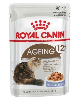 Royal Canin Ageing +12 karma mokra w galaretce dla kotów dojrzałych saszetka 85g Royal Canin Ageing +12 karma mokra w galaretce dla kotów dojrzałych saszetka 85g