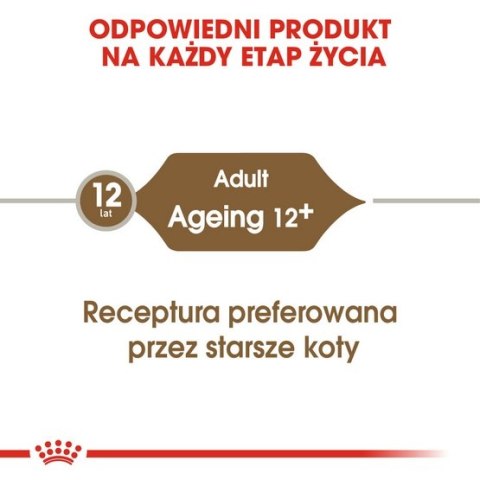 Royal Canin Ageing +12 karma mokra w galaretce dla kotów dojrzałych saszetka 85g Royal Canin Ageing +12 karma mokra w galaretce dla kotów dojrzałych saszetka 85g