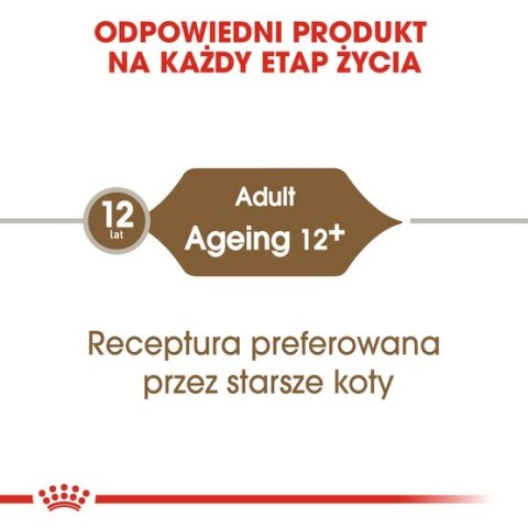 Royal Canin Ageing +12 karma mokra w sosie dla kotów dojrzałych saszetka 85g Royal Canin Ageing +12 karma mokra w sosie dla kotów dojrzałych saszetka 85g