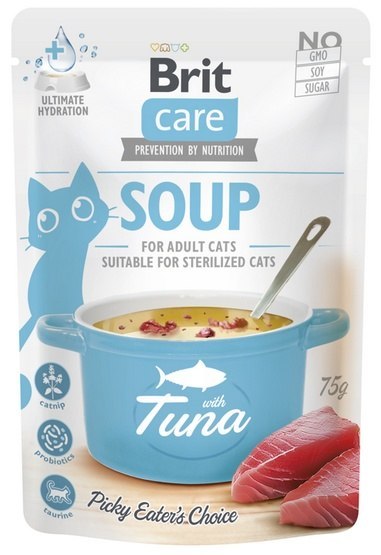 Brit Care Cat Soup Tuna saszetka 75g Brit Care Cat Soup Tuna saszetka 75g
