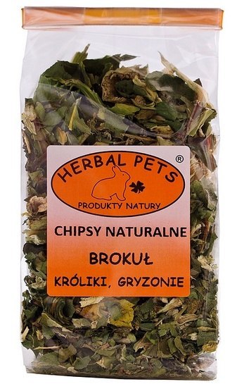 Herbal Pets Chipsy naturalne - brokuł 50g Herbal Pets Chipsy naturalne - brokuł 50g