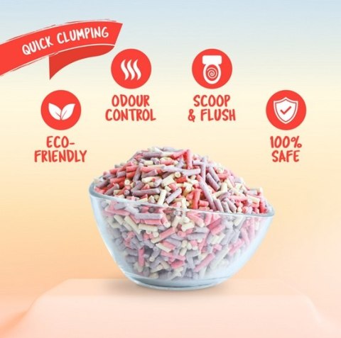Kit Cat Żwirek ECO SoyaClump Confetti 7L / 2,5kg Kit Cat Żwirek ECO SoyaClump Confetti 7L / 2,5kg