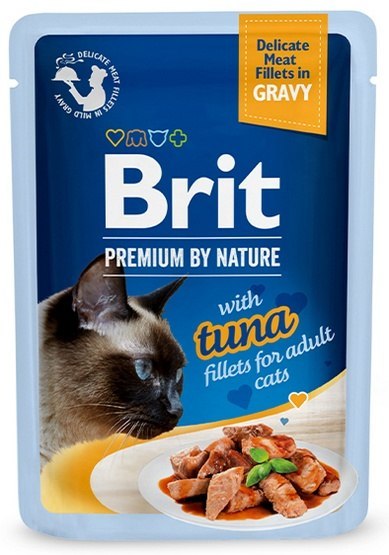 Brit Premium Cat Fillets with Tuna sos saszetka 85g Brit Premium Cat Fillets with Tuna sos saszetka 85g