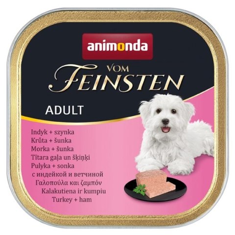 Animonda Dog Vom Feinsten Adult Indyk Z Szynką 150g Animonda Dog Vom Feinsten Adult Indyk Z Szynką 150g