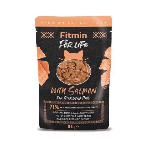 Fitmin Cat For Life Sterilized Salmon 85g Fitmin Cat For Life Sterilized Salmon 85g
