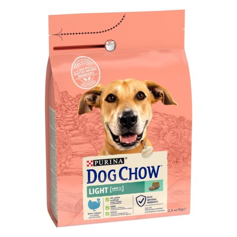Purina Dog Chow Light Adult Z Indykiem 2,5kg Purina Dog Chow Light Adult Z Indykiem 2,5kg