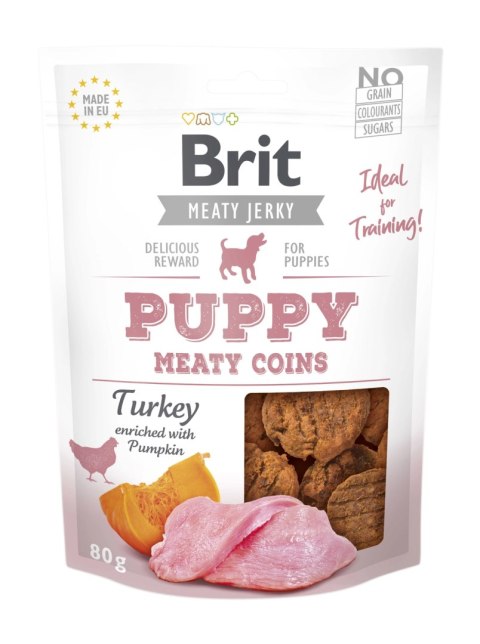 Brit Jerky Snack Turkey Meaty Coins For Puppies 80g Brit Jerky Snack Turkey Meaty Coins For Puppies 80g