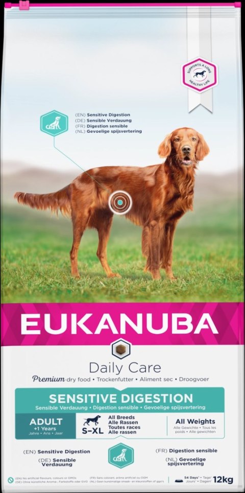 Eukanuba Daily Care Adult Sensitive Digestion 12kg Eukanuba Daily Care Adult Sensitive Digestion 12kg