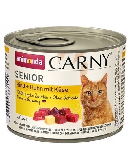 Animonda Cat Carny Senior Wołowina + Kurczak Z Serem 200g Animonda Cat Carny Senior Wołowina + Kurczak Z Serem 200g