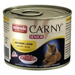 Animonda Cat Carny Senior Wołowina + Kurczak Z Serem 200g Animonda Cat Carny Senior Wołowina + Kurczak Z Serem 200g