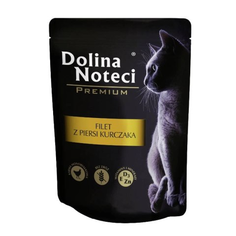 Dolina Noteci Premium Dla Kota Filet Z Piersi Kurczaka W Sosie 85g Dolina Noteci Premium Dla Kota Filet Z Piersi Kurczaka W Sosie 85g