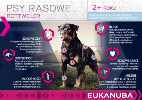 Eukanuba Adult Rottweiler 12kg Eukanuba Adult Rottweiler 12kg