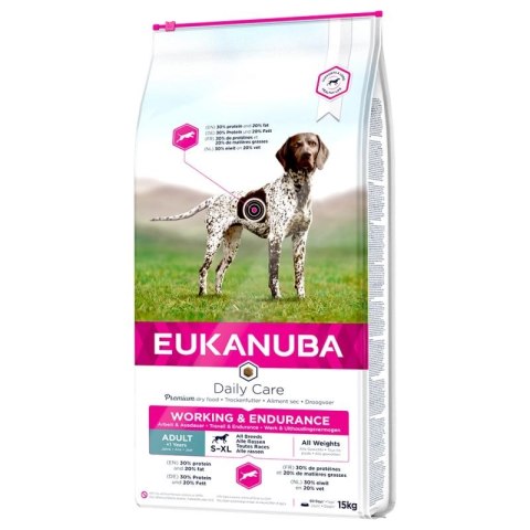 Eukanuba Dog Dry Premium Working & Endurance Chicken Bag 15kg Eukanuba Dog Dry Premium Working & Endurance Chicken Bag 15kg