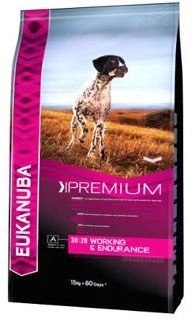 Eukanuba Dog Dry Premium Working & Endurance Chicken Bag 15kg Eukanuba Dog Dry Premium Working & Endurance Chicken Bag 15kg