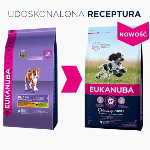 Eukanuba Puppy&Junior Medium Breed 15kg Eukanuba Puppy&Junior Medium Breed 15kg