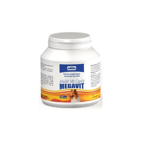 Mikita Multi Vit Canis Megavit 150 Tabletek Mikita Multi Vit Canis Megavit 150 Tabletek
