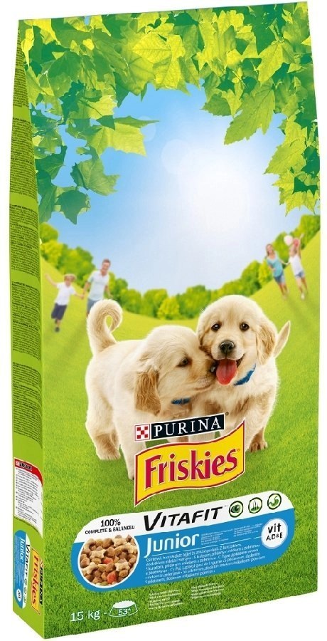 PURINA Friskies Junior Z Kurczakiem Mlekiem I Warzywami 15kg PURINA Friskies Junior Z Kurczakiem Mlekiem I Warzywami 15kg
