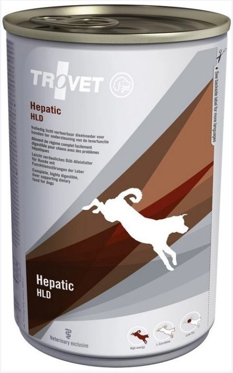 TROVET HLD Hepatic Dla Psa Puszka 400g TROVET HLD Hepatic Dla Psa Puszka 400g