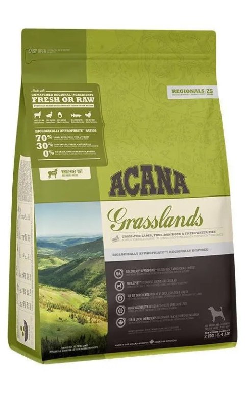 Acana Regionals Grasslands Dog 2kg Acana Regionals Grasslands Dog 2kg