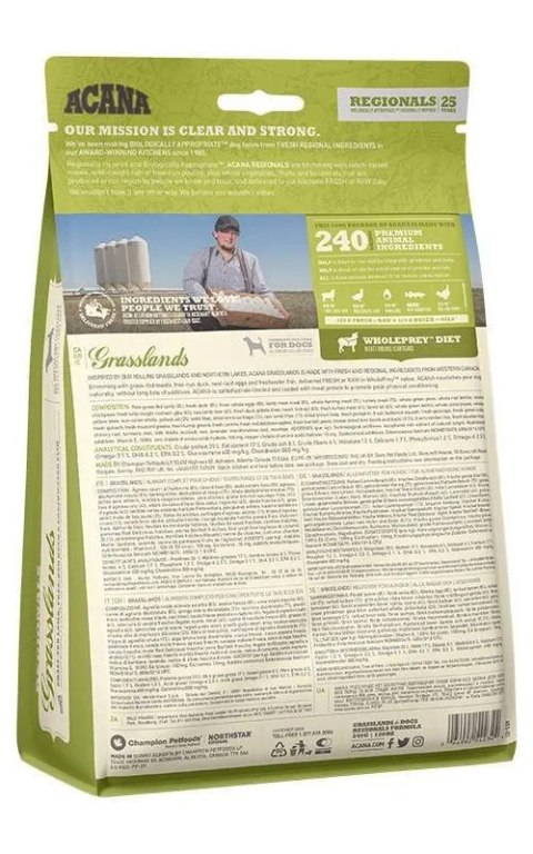 Acana Regionals Grasslands Dog 2kg Acana Regionals Grasslands Dog 2kg