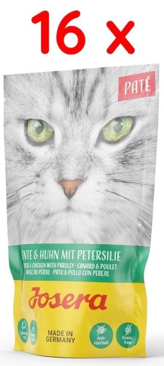 Josera Pate Kaczka Z Kurczakiem I Pietruszką 16x85g