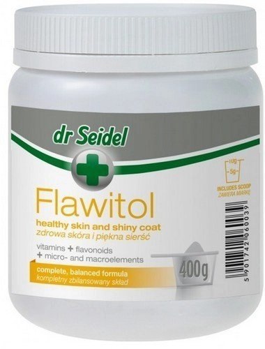 Laboratorium DermaPharm Dr Seidel Flawitol Zdrowa Skóra I Piękna Sierść 400g