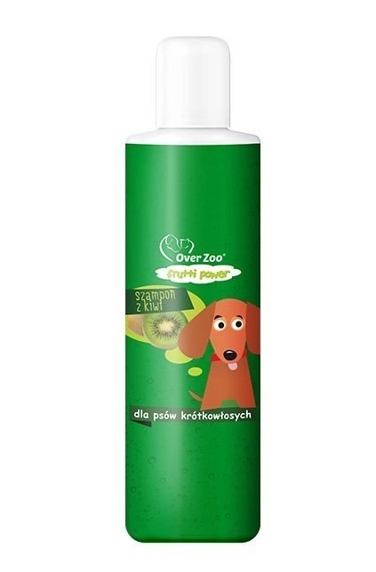 OVER ZOO Szampon Frutti Power Kiwi Dla Psów Krótkowłosych 200ml OVER ZOO Szampon Frutti Power Kiwi Dla Psów Krótkowłosych 200ml