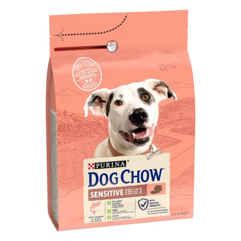 Purina Dog Chow Sensitive Adult Z Łososiem 2,5kg Purina Dog Chow Sensitive Adult Z Łososiem 2,5kg