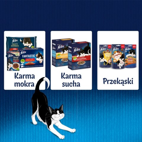 Felix Sensations Jellies Karma dla kotów z kaczką ze szpinakiem gal. 85 g