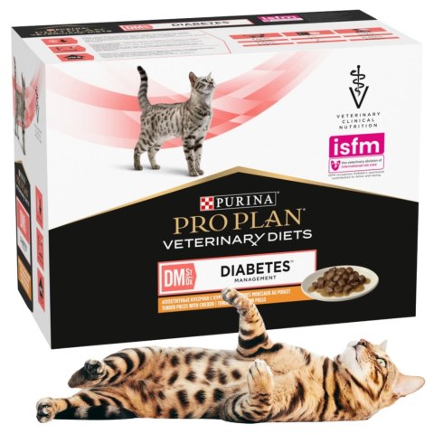 PRO PLAN Veterinary Diets Diabetes Karma dla kotów 10x 85 g Kontrola cukru