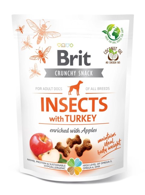 Brit Care Dog Crunchy Cracker Insects Rich In Turkey 200g Brit Care Dog Crunchy Cracker Insects Rich In Turkey 200g