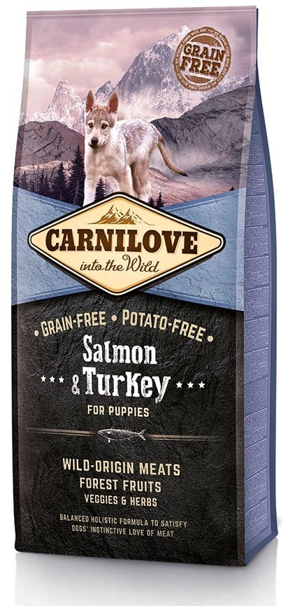 Carnilove Salmon & Turkey For Puppies 1,5kg Carnilove Salmon & Turkey For Puppies 1,5kg