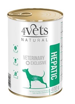 Dolina Noteci 4Vets Hepatic Dla Psów 400g