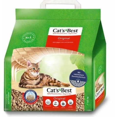 JRS Cats Best Eko Plus - Żwirek Drewniany Zbrylający 5l / 2,1kg JRS Cats Best Eko Plus - Żwirek Drewniany Zbrylający 5l / 2,1kg