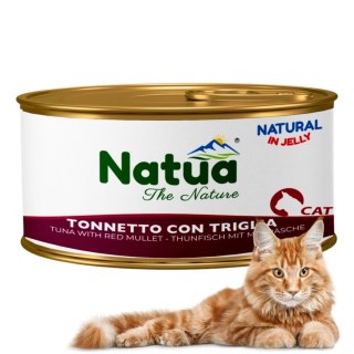 KARMA MOKRA DLA KOTA Natua puszka 85g Natural tuńczyk z barweną w galaretce