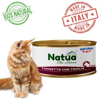 KARMA MOKRA DLA KOTA Natua puszka 85g Natural tuńczyk z barweną w galaretce