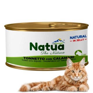 KARMA MOKRA DLA KOTA Natua puszka 85g Natural tuńczyk z kalmarami WŁOSKA