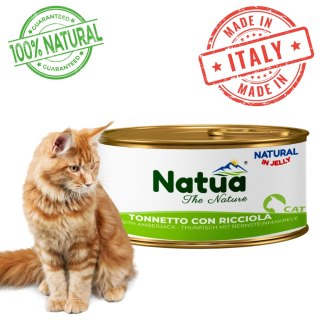 KARMA MOKRA DLA KOTA Natua puszka 85g Natural tuńczyk z seriolą w galaretce