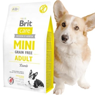 Sucha karma dla psa Brit Care Mini Grain Free Adult Lamb z jagnięciną 2 kg