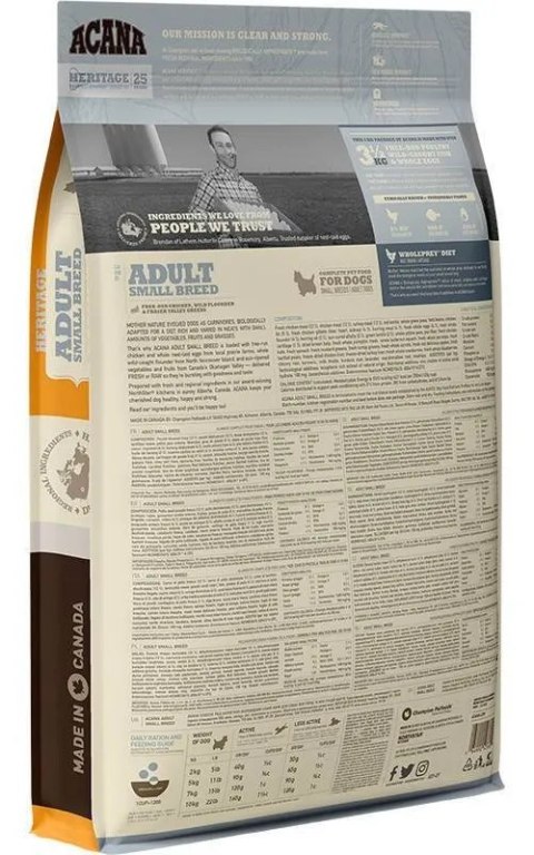 Acana Heritage Adult Small Breed 6kg Acana Heritage Adult Small Breed 6kg