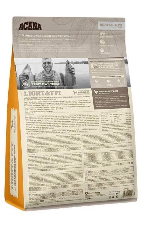 Acana Heritage Light & Fit Dog 2kg Acana Heritage Light & Fit Dog 2kg