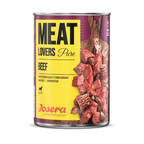 JOSERA Meat Lovers Pure Wołowina 400g JOSERA Meat Lovers Pure Wołowina 400g