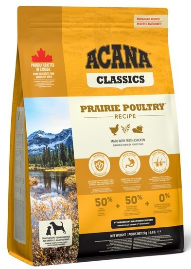 Acana Classics Prairie Poultry Dog 2kg Acana Classics Prairie Poultry Dog 2kg