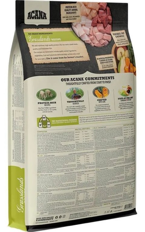Acana Regionals Grasslands Dog 6kg Acana Regionals Grasslands Dog 6kg