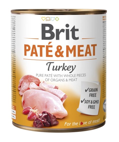 Brit Pate & Meat Turkey 800g Brit Pate & Meat Turkey 800g