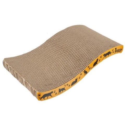 Kartonowy drapak dla kota z kocimiętką 45x21cm Kartonowy drapak dla kota z kocimiętką 45x21cm