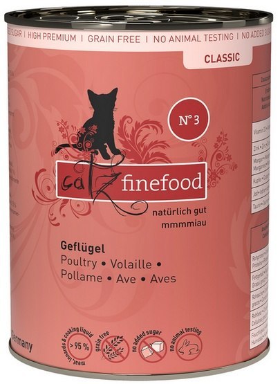 Catz Finefood Classic N.03 Drób puszka 400g Catz Finefood Classic N.03 Drób puszka 400g