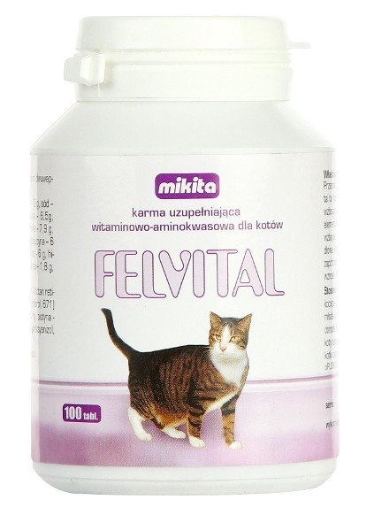 Mikita Felvital 100 tabletek - preparat witaminowo-aminokwasowy Mikita Felvital 100 tabletek - preparat witaminowo-aminokwasowy