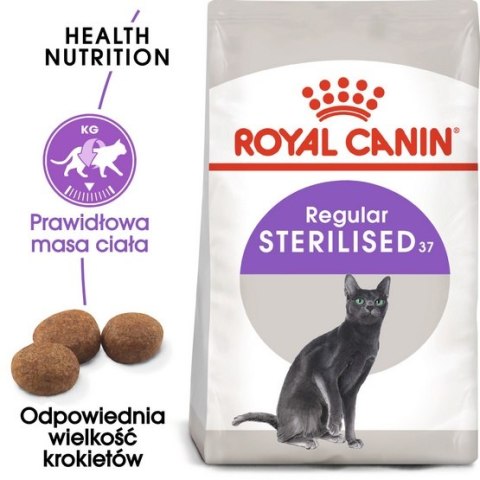 Royal Canin Sterilised karma sucha dla kotów dorosłych, sterylizowanych 400g Royal Canin Sterilised karma sucha dla kotów dorosłych, sterylizowanych 400g